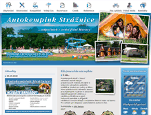 Tablet Screenshot of camp-straznice.cz